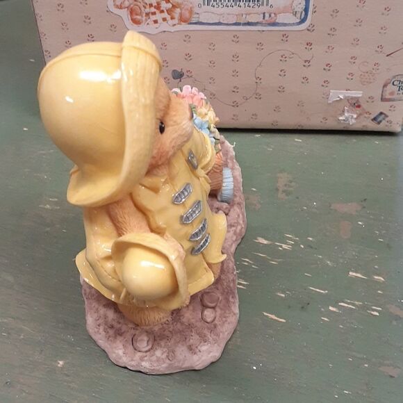 Cherished Teddies 1997 Joyce Plant A Rainbow And Watch It Grow SPRING w/ Box I8 - Picture 5 of 11